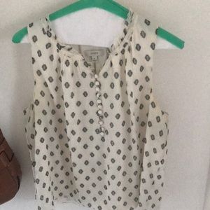J crew sleeveless top